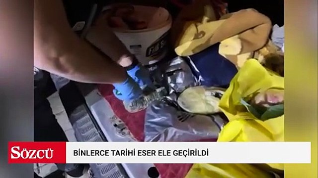 Binlerce tarihi eseri yurt dışına kaçıramadan yakalandılar