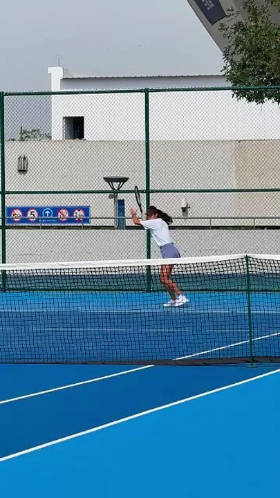 Emma practicing in Beijing 26th September