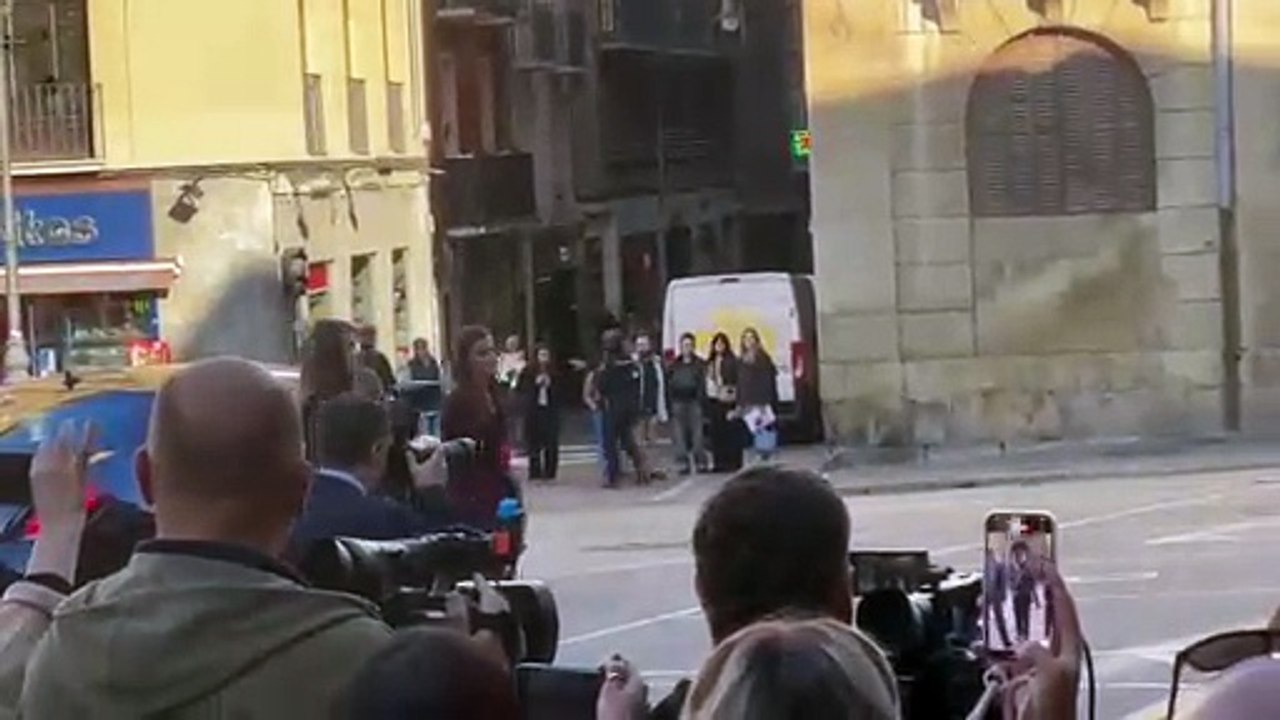 Así ha sido la legada de los reyes Felipe y Letizia y la infanta Leonor al Palacio de Navarra