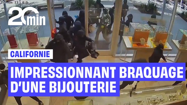 Une vingtaine de braqueurs dévalisent une bijouterie en Californie