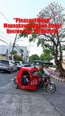 Pleasant Road - Mapangkawanggawa Street in Quezon City in the Philippines