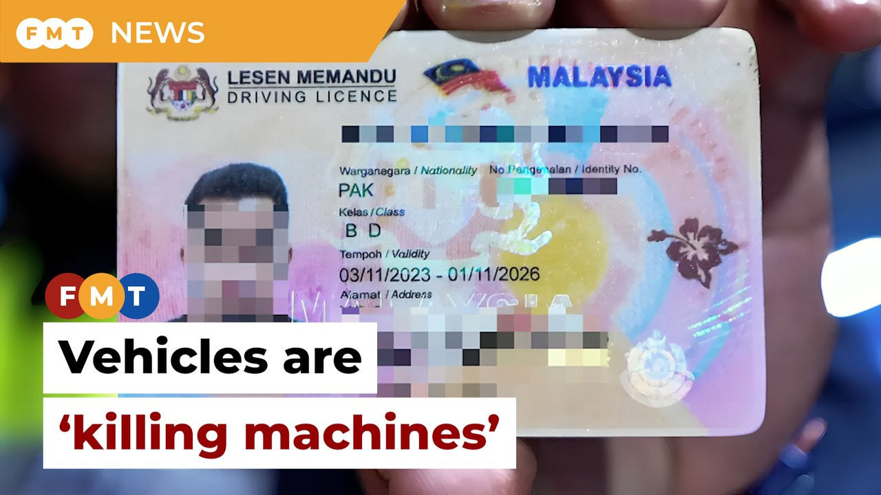 Vehicles are killing machines, licences a must, says expert