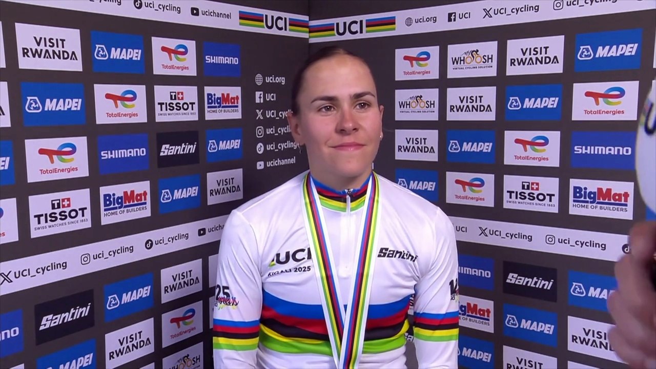 Championnats du Monde UCI Kigali 2025 - Célia Géry : "Championne du monde... c'est juste génial"