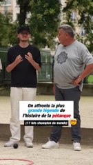 On affronte la plus grande légende de l'histoire de la pétanque (17 fois champion du monde) 🤯🤯