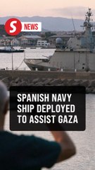 Spanish warship leaves port to support Gaza aid mission