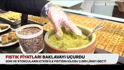 Fıstıklı tatlılar yüzde 50 zamlandı