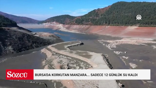 Bursa'da korkutan manzara... Sadece 12 günlük su kaldı