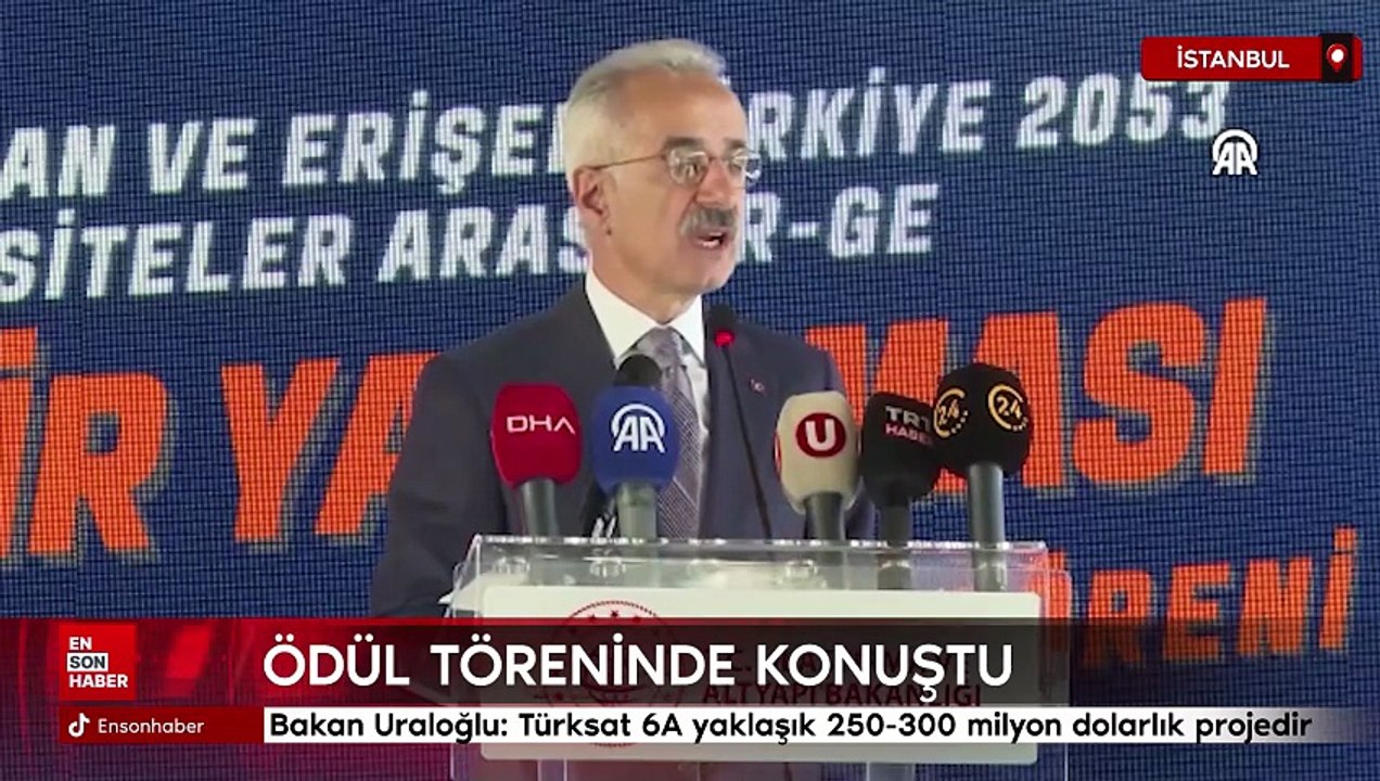 Bakan Uraloğlu: Türksat 6A yaklaşık 250-300 milyon dolarlık projedir