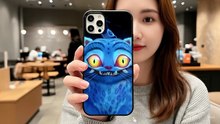 Full Jinu's Derpy Tiger iPhone Case, KPop Demon Hunters