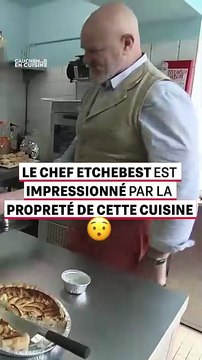 Cauchemar en cuisine : Philippe Etchebest est agréablement surpris en découvrant la cuisine d'Aline et Luc.