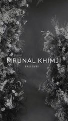 الزهور تزيّن إطلالات المصممة مرونال خيمجي الأولى من نوعها