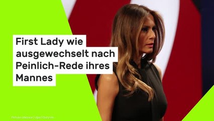 First Lady wie ausgewechselt nach Peinlich-Rede ihres Mannes