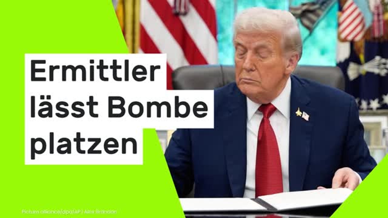 Donald Trump: Ermittler lässt Bombe platzen - US-Präsident vertuscht Epstein-Akten