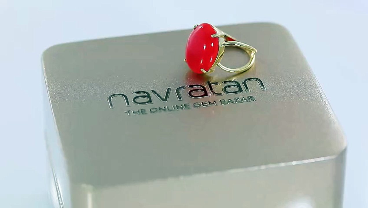 Red Coral Ring – Strength & Prosperity | Shop at Navratan
