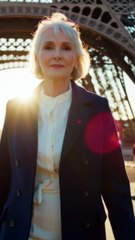 Elegant 70 Year-Old Woman Stuns in FallWinter 2025 Fashion on Paris Streets