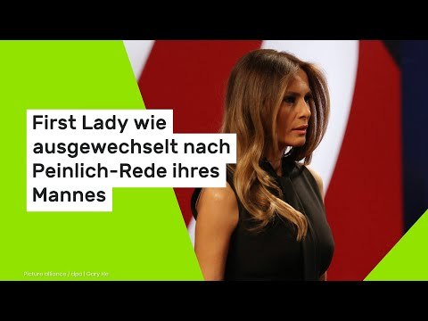 First Lady wie ausgewechselt nach Peinlich-Rede ihres Mannes