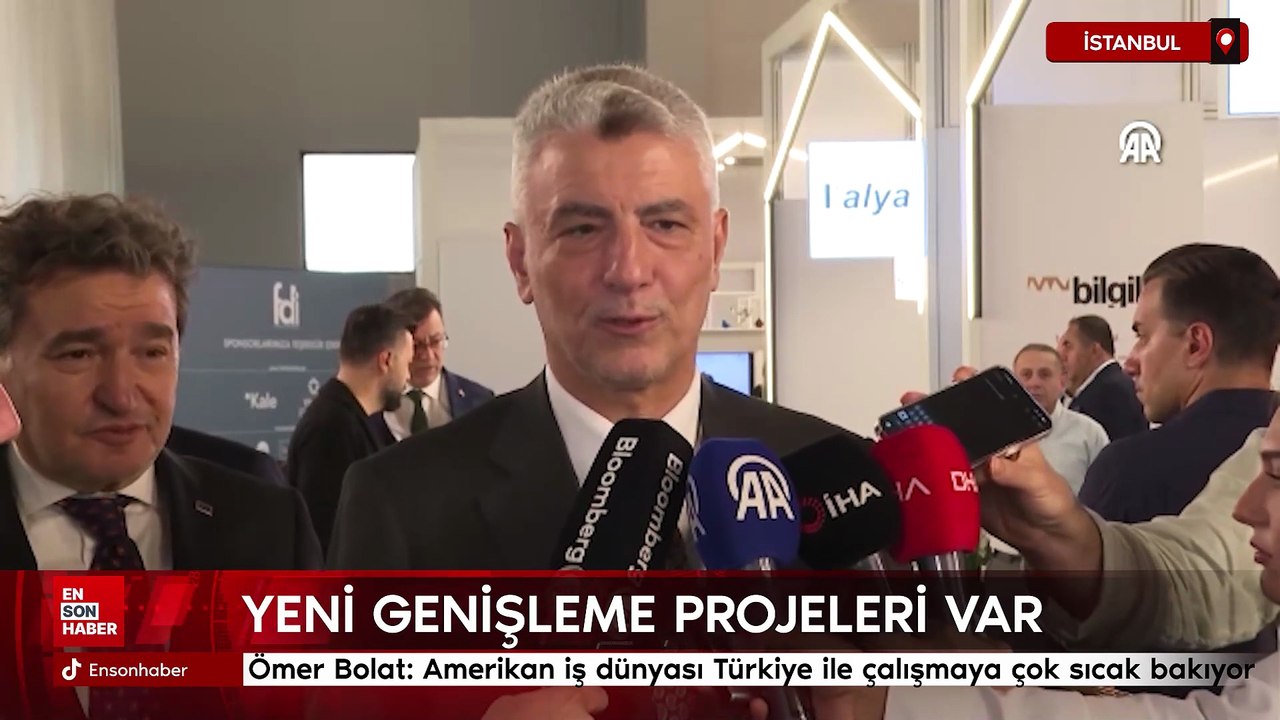 Ömer Bolat: Amerikan iş dünyası Türkiye ile çalışmaya çok sıcak bakıyor