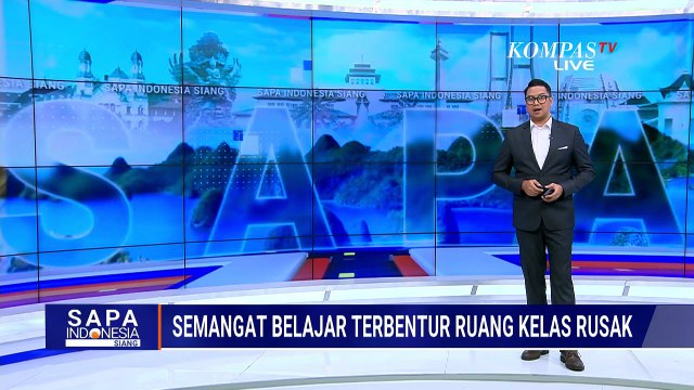 Atap Bocor dan Nyaris Ambruk, Siswa SD di Situbondo Belajar dalam Kekhawatiran