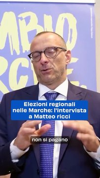 Elezioni Regionali Marche: Intervista Esclusiva a Matteo Ricci, Candidato del Centrosinistra