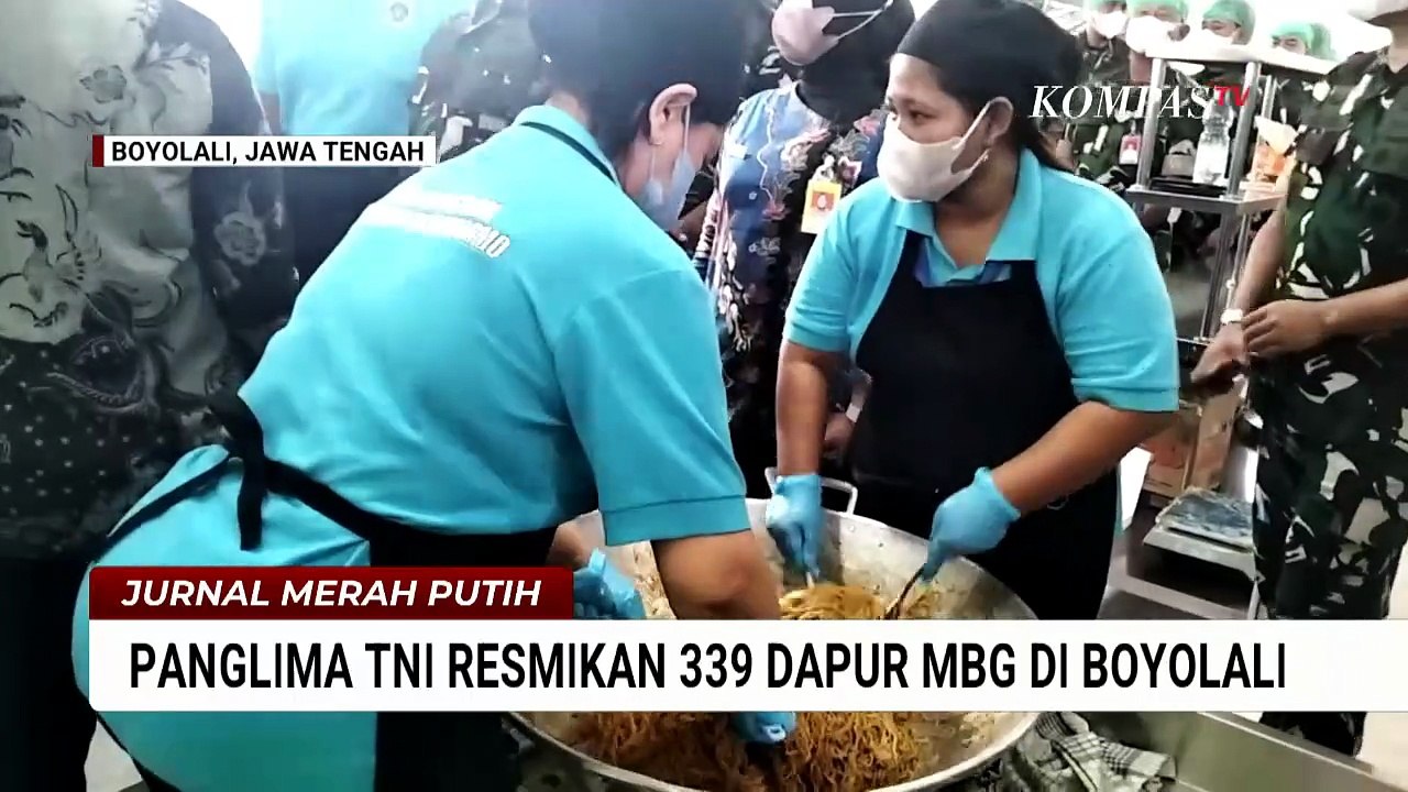 Panglima TNI Jenderal Agus Subiyanto Resmikan 339 Dapur SPPG di Boyolali| JMP