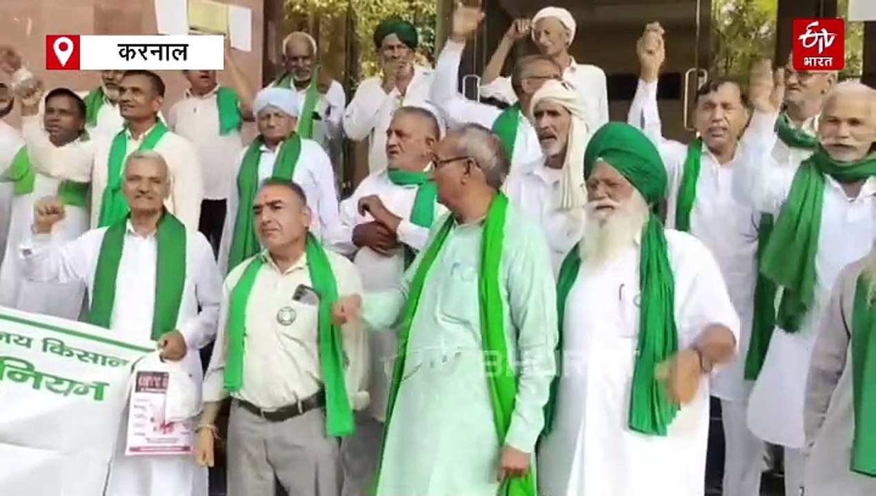 धान खरीद में देरी से नाराज किसानों का गुस्सा फूटा, करनाल मंडी में की प्रशासन के खिलाफ नारेबाजी