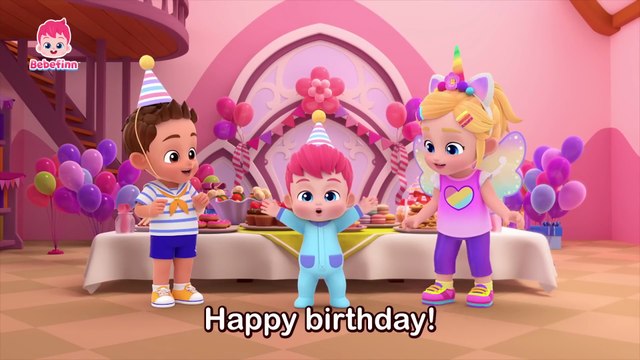 🎂 Happy Birthday for 100 Friends! Is Your Name in the Song Part 1ㅣBebefinn Nursery Rhymes - Bebefinn - Nursery Rhymes & Kids Songs