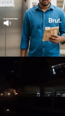 What happened when he asked the delivery agent to climb 7 floor
