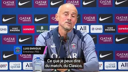 Luis Enrique : "On ne méritait pas de perdre contre l'OM"