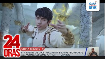 SB19 Justin de Dios, gaganap bilang "Ec'naad"; nag-acting lessons at fight training | 24 Oras