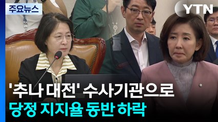 '추나 대전' 수사기관으로...대통령·민주 지지율 동반 하락 / YTN