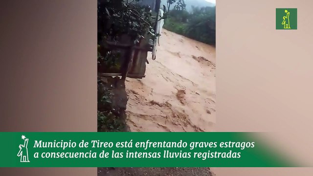 Municipio de Tireo está enfrentando graves estragos a consecuencia de las intensas lluvias registradas en los últimos días
