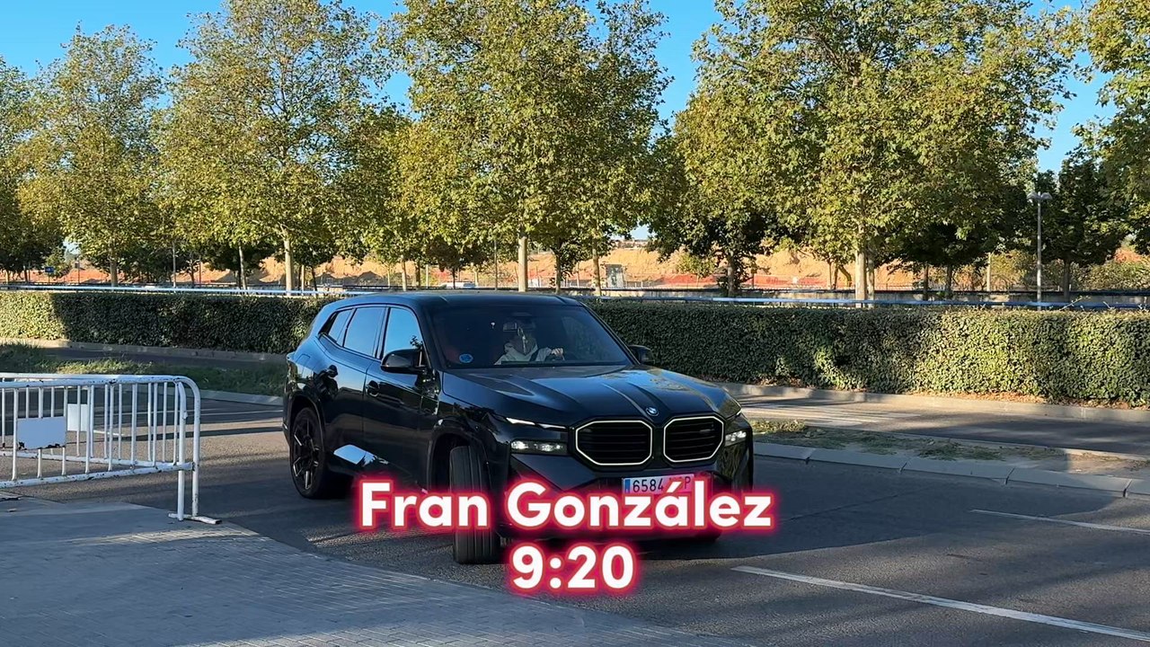 Las horas de llegada de los jugadores del Real Madrid a entrenar antes del derbi