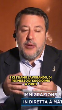 Salvini - Permesso di soggiorno a punti (26.09.25)