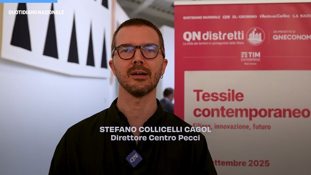 QN Distretti - Tessile contemporaneo | L'intervista a Stefano Collicelli Cagol, Direttore Centro Pecci Prato
