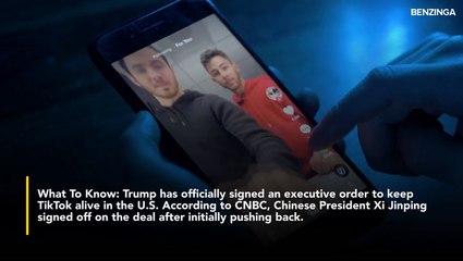 Oracle Stock Rises After Trump Signs Executive Order On TikTok