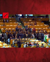 Numerosas delegaciones se ausentan de la Asamblea a modo de protesta al hablar Netanyahu