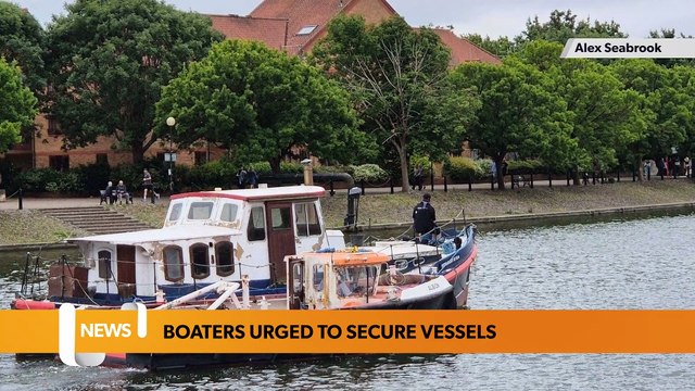 Boaters urged to secure vessels safely