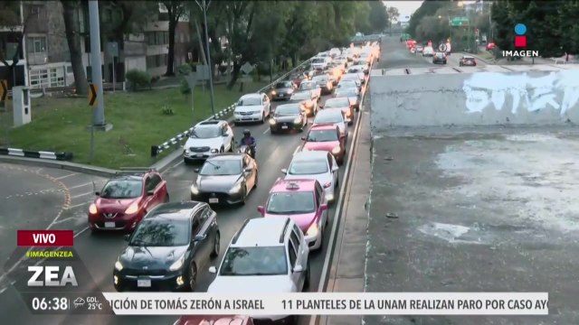 Reporte vial: Así luce esta mañana Viaducto Río de la Piedad