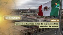 México dignifica miles de migrantes tras redadas de Trump