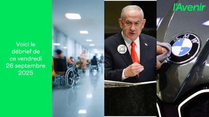 Le Récap': nos 5 infos du jour ce vendredi 26 septembre