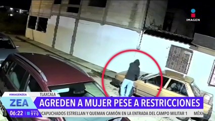 Hombre incendia automóvil de una mujer en calles de Tlaxcala