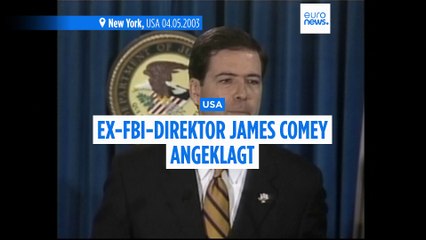 USA: Ex-FBI-Direktor James Comey angeklagt