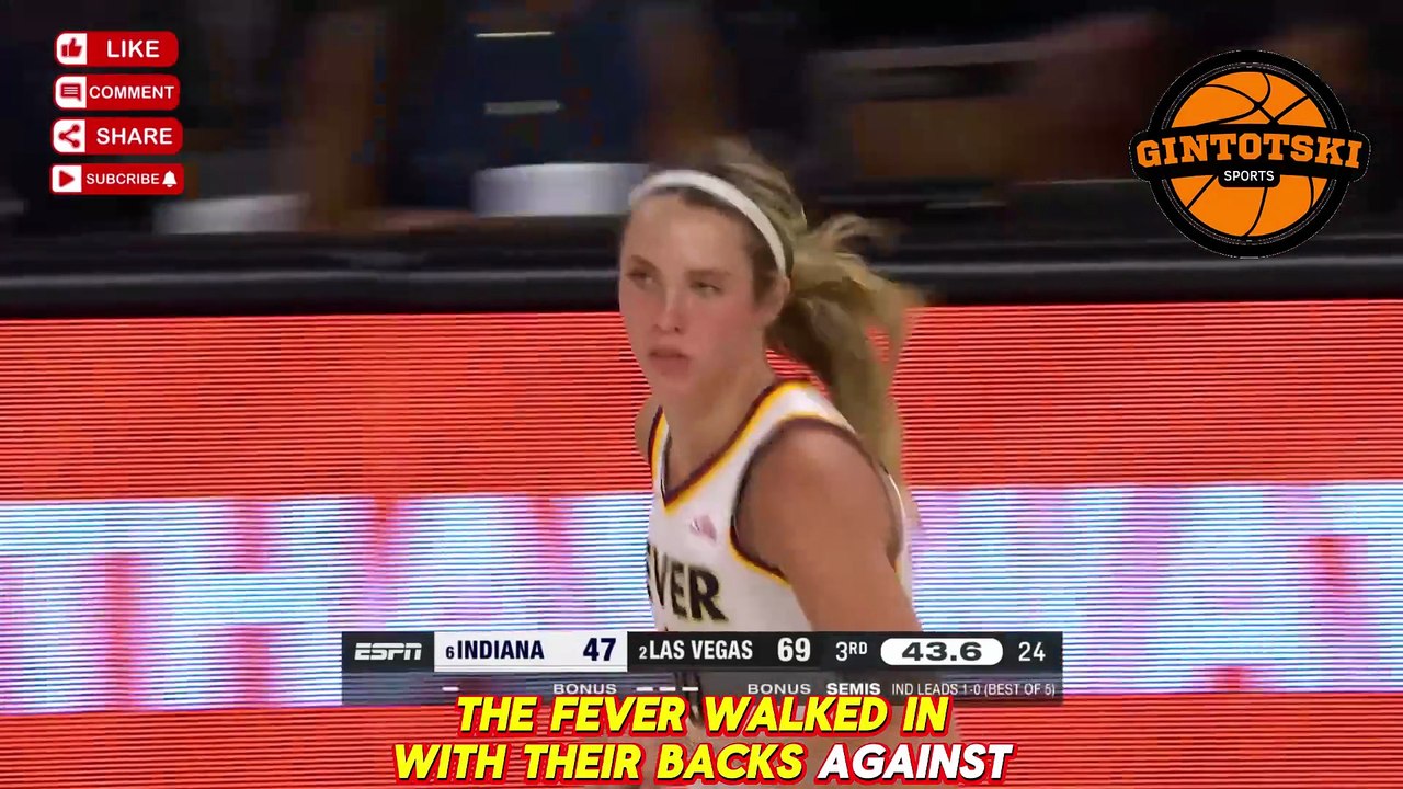 Indiana Fever Fight Short-Handed in Game 2 | Fever vs Aces WNBA Semifinals 2025 Recap