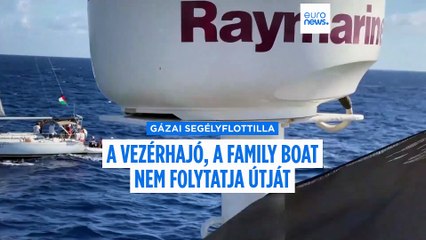 A Gázába tartó nemzetközi segélyflottilla vezérhajója nem folytatja útját súlyos műszaki hiba miatt