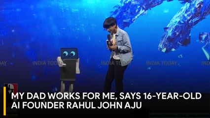 AI won't replace you, but someone using AI will: 16-year-old innovator Rahul John Aju