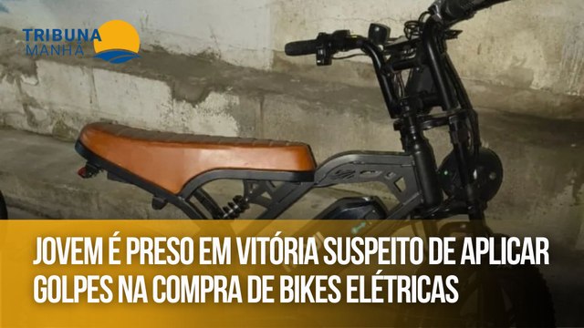 Jovem é preso em Vitória suspeito de aplicar golpes na compra de bikes elétricas