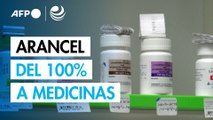 Trump anuncia aranceles 100% a medicamentos