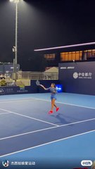 Emma practicing in Beijing