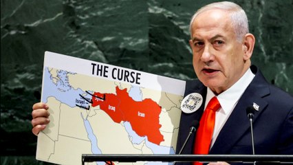 Seis momentos del la intervención de Netanyahu en la ONU