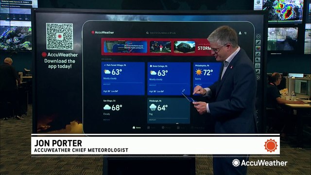 Hourly and daily forecasts for multiple locations on free AccuWeather app